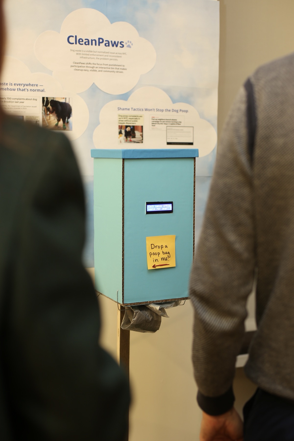 CleanPaws bag dispenser