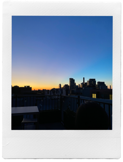 Sunset polaroid